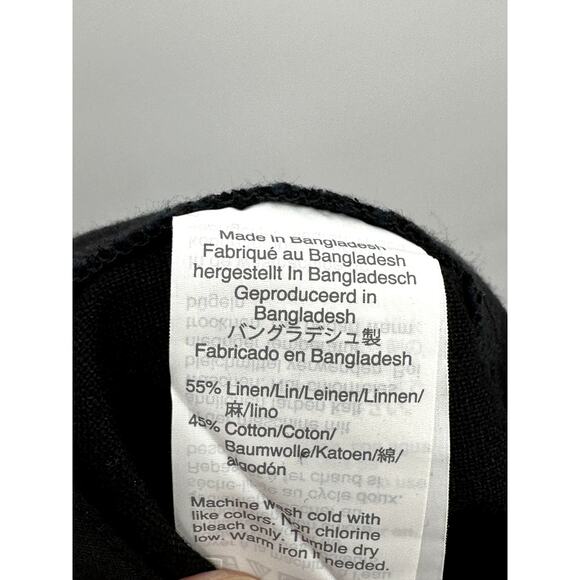 J. CREW NWT Black Scalloped Linen Blend Shorts // 8 - Picture 7 of 7